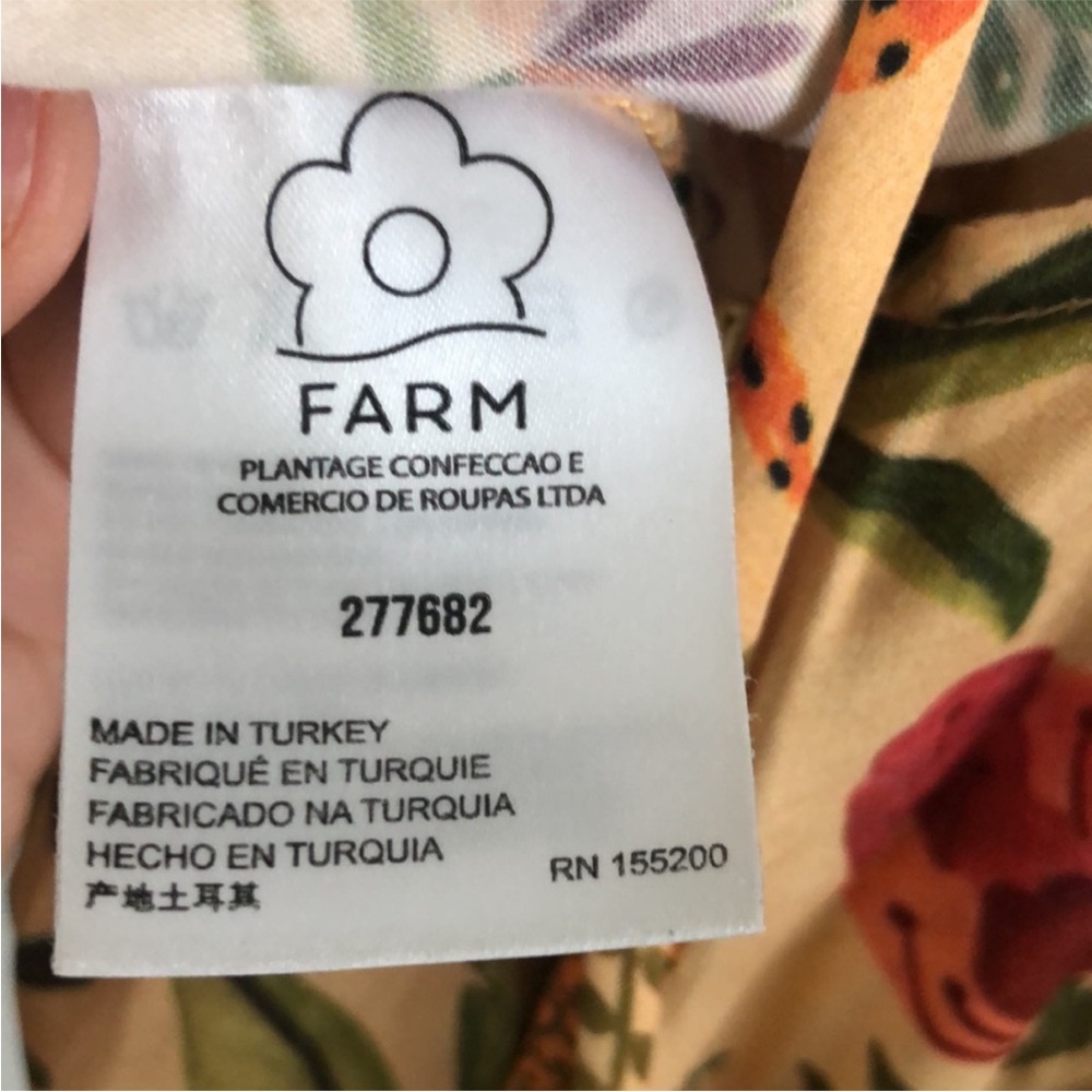 Farm Rio tropical Print Jumpsuit size xs from Anthropologie - Picture 9 of 9